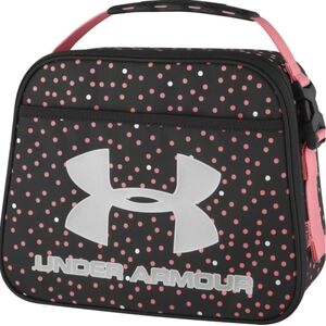 Under Armour Black and Pink Polka Dot Lunch Bag